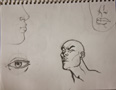 Random sketches of Human features